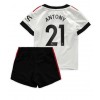 Manchester United Antony #21 Bortedraktsett Barn 2022-23 Kortermet (+ korte bukser)